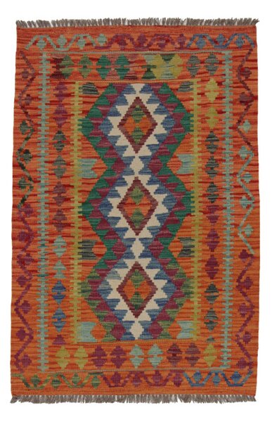 Chobi Kilim szőnyeg 86x129 kézi szövésű afgán gyapjú kilim