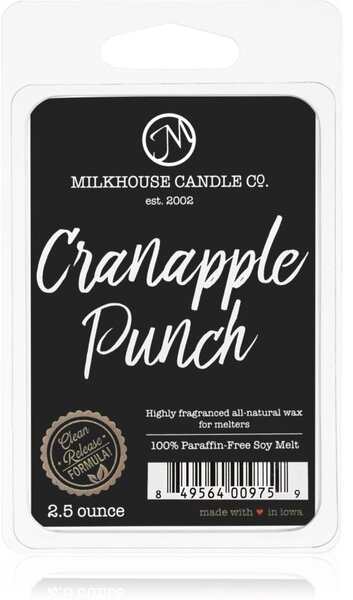 Milkhouse Candle Co. Creamery Cranapple Punch illatos viasz aromalámpába 70 g