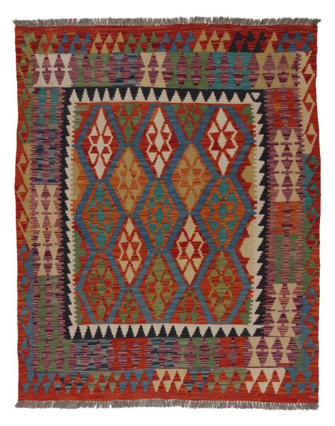 Chobi Kilim szőnyeg 164x202 kézi szövésű afgán gyapjú kilim
