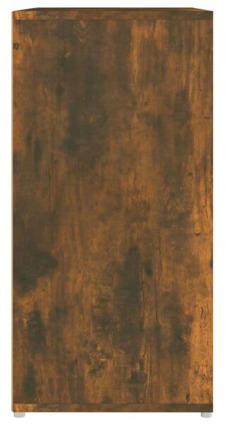 VidaXL Cipősszekrény - Füstös Tölgy - 60x35x70 cm