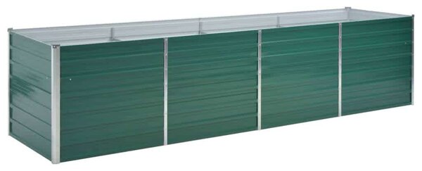 GardenLine Kerti Magaságyás - Zöld Acél - 320x80x77 cm