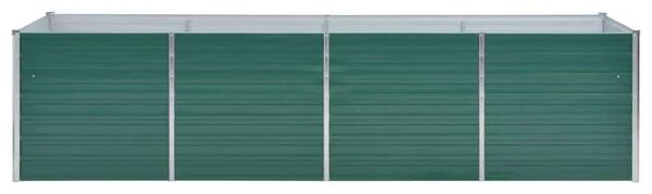 GardenLine Kerti Magaságyás - Zöld Acél - 320x80x77 cm