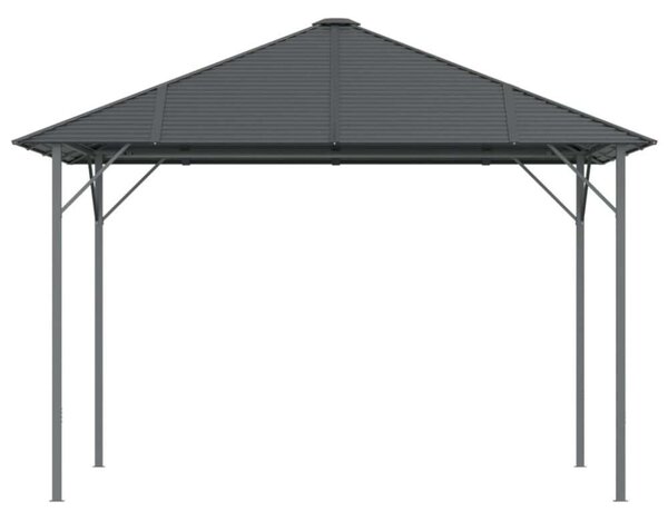 VidaXL antracitszürke pavilon tetővel 3 x 3 m