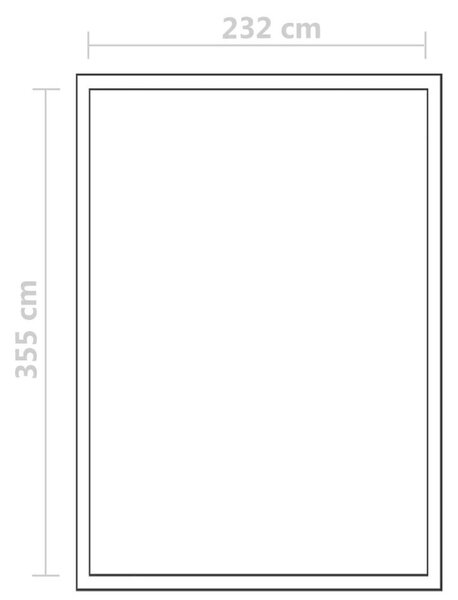 GardenLine Üvegház - Alumínium - 9 m²