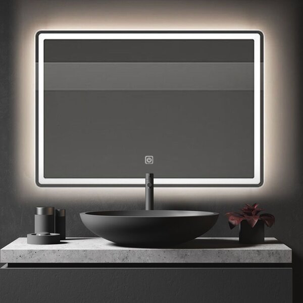 Tükör LED 80x60cm P10407