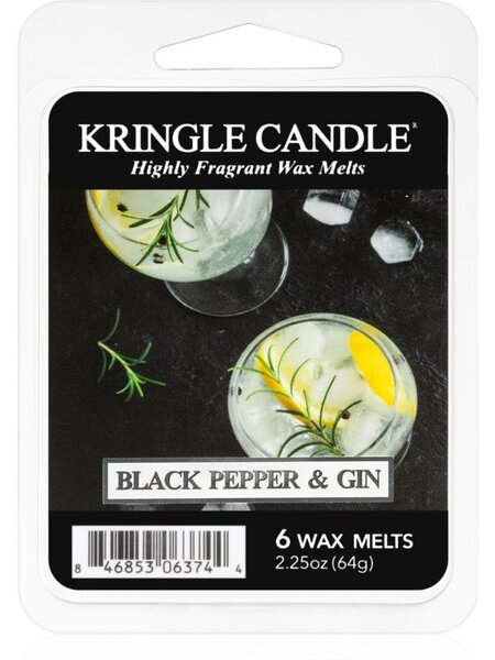 Kringle Candle Black Pepper & Gin illatos viasz aromalámpába 64 g