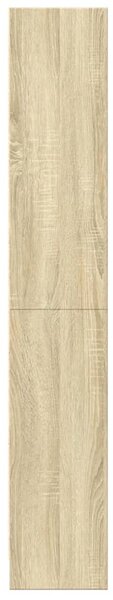 Sonoma tölgy színű szerelt fa könyvszekrény 60 x 24 x 143 cm