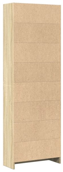 Sonoma tölgy színű szerelt fa könyvespolc 60 x 24 x 176 cm