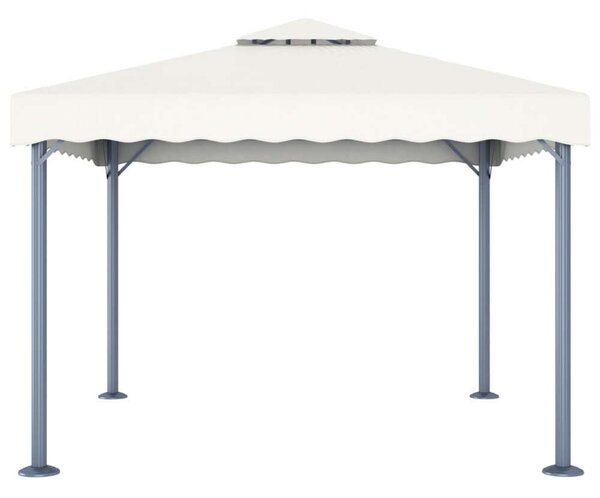 VidaXL Kerti Alumínium Pavilon - 300x300 cm - Krémszínű