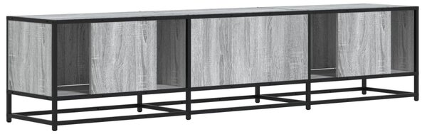 Szürke sonoma színű szerelt fa TV-szekrény 180 x 35 x 41 cm