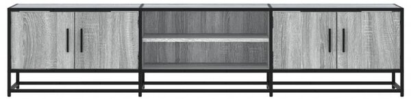 Szürke sonoma színű szerelt fa TV-szekrény 180 x 35 x 41 cm