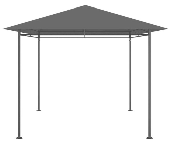 Acél Pavilon - Kerti Sátor - 4x3x2,7m - Antracitszürke