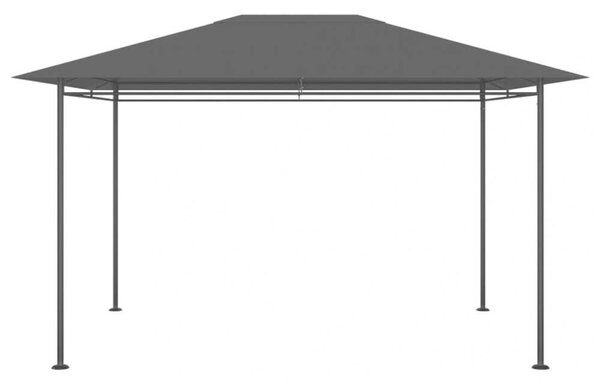 Acél Pavilon - Kerti Sátor - 4x3x2,7m - Antracitszürke