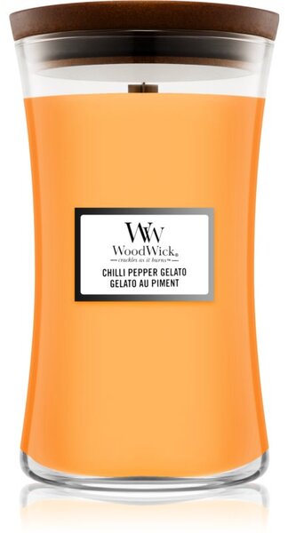 Woodwick Chilli Pepper Gelato illatos gyertya fa kanóccal 609,5 g