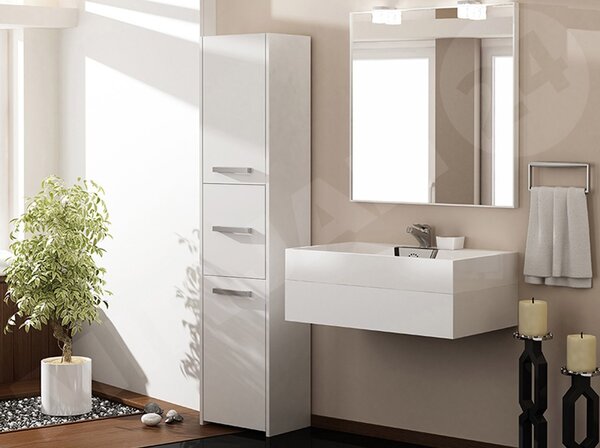 Fürdőszoba szekrény Nina Mirjan N43 (fehér). 1058490