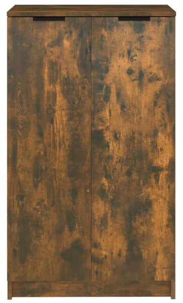 VidaXL Füstös Tölgy Cipőtartó Szekrény - Fa - 59x35x100 cm