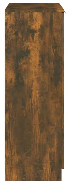 VidaXL Füstös Tölgy Cipőtartó Szekrény - Fa - 59x35x100 cm