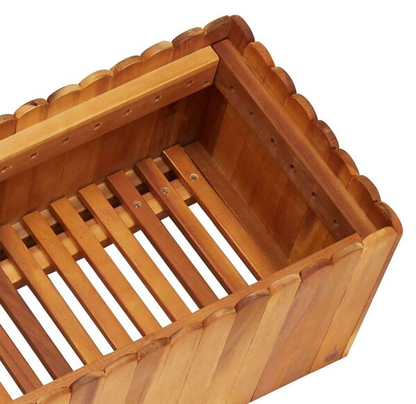 VidaXL Akácfa Magaságyás - 150x30x25 cm