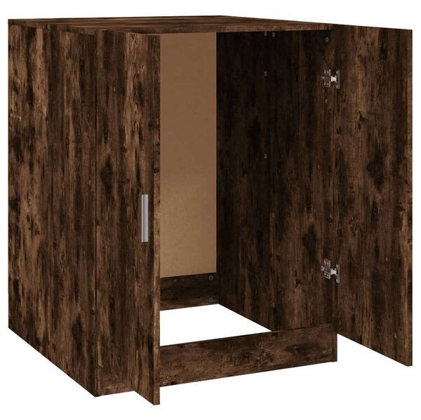 VIDAXL Mosógépszekrény - Füstös Tölgy - 71x71,5x91,5 cm