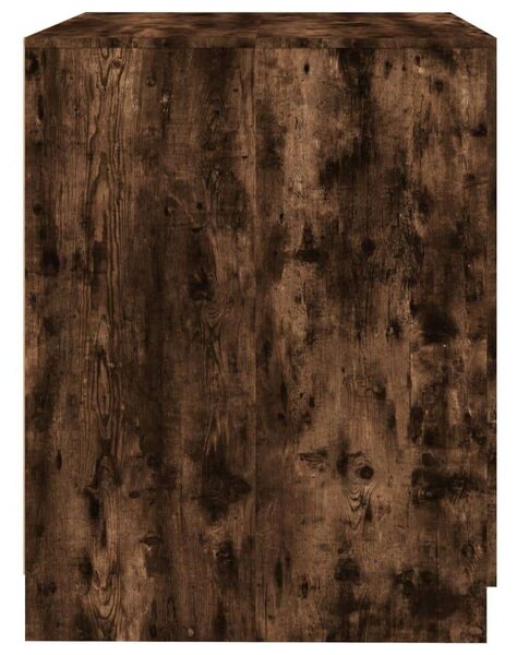 VIDAXL Mosógépszekrény - Füstös Tölgy - 71x71,5x91,5 cm