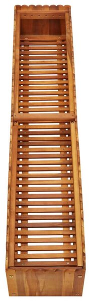 VidaXL Akácfa Magaságyás - 150x30x25 cm