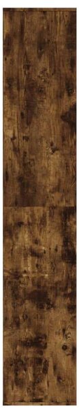 22 Polcos Fa Cipősszekrény - Füstös Tölgy - 54x34x183 cm