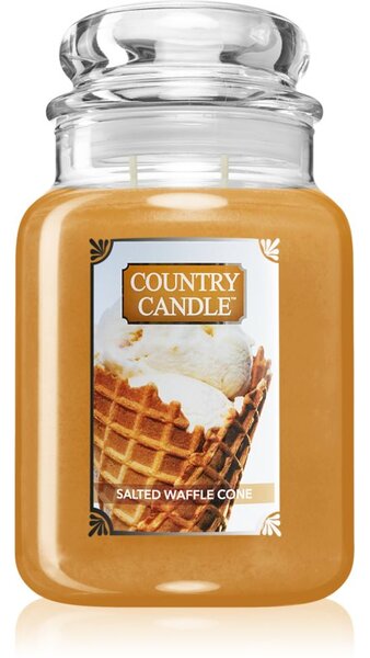 Country Candle Salted Waffle Cone illatos gyertya 680 g