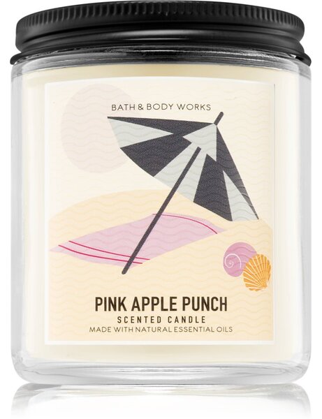 Bath & Body Works Pink Apple Punch illatos gyertya 198 g