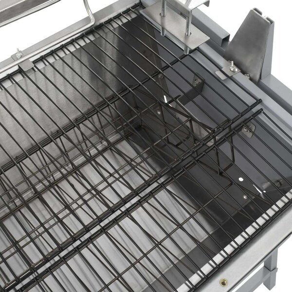 Elektromos Forgó Grill Nyárs - Rozsdamentes Acél - 132x55x98cm