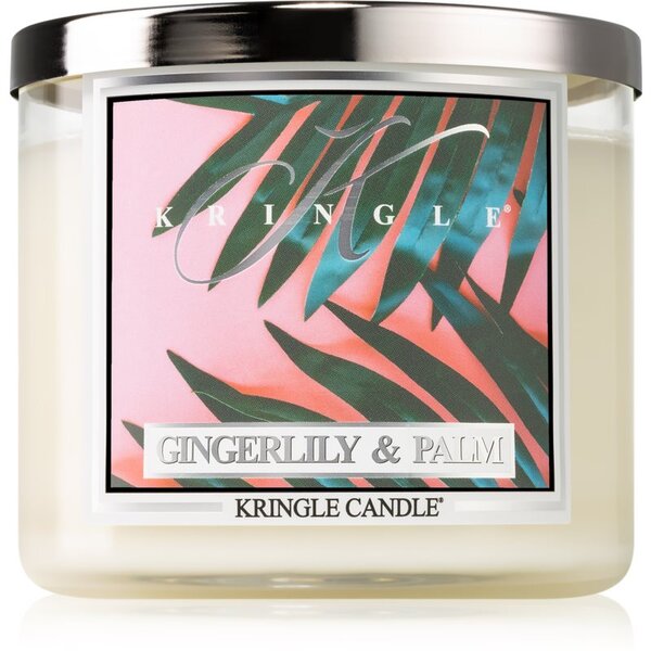 Kringle Candle Gingerlily & Palm illatos gyertya I. 411 g