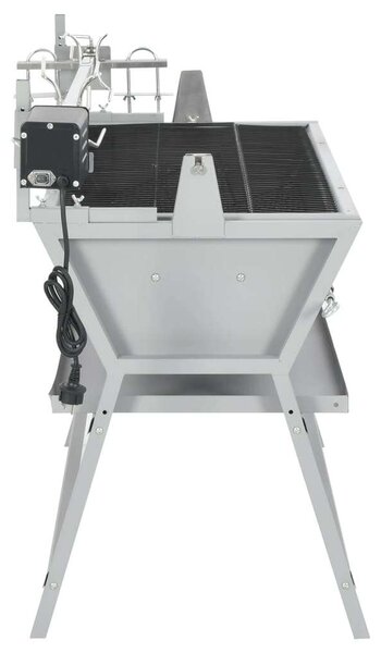 Elektromos Forgó Grill Nyárs - Rozsdamentes Acél - 132x55x98cm