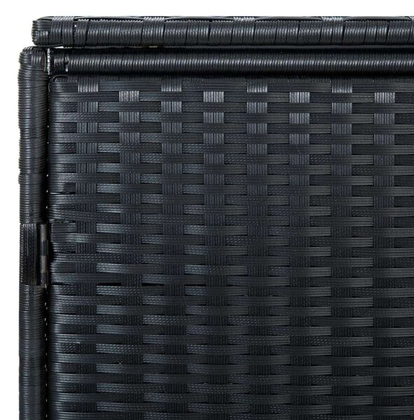 Kertre Kész - Dupla Kukatároló - PE Rattan - 148x80x111cm