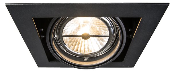 Süllyesztett spotlámpa fekete G53 111mm állítható - Oneon