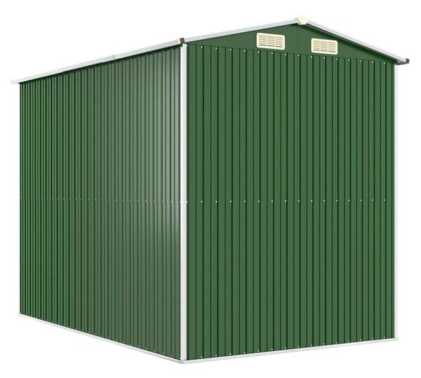 Acél Kerti Fészer - Zöld - 192x274x223 cm