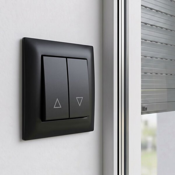 Zsaluzia Kapcsoló OSTE JNH009-W BLACK