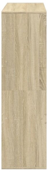 Sonoma tölgy színű térelválasztó könyvszekrény 100x33x115 cm