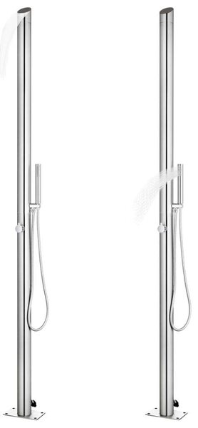 Kerti zuhany - Rozsdamentes acél - 220 cm