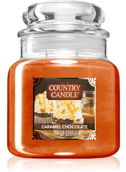 Country Candle Caramel Chocolate illatos gyertya 453,6 g