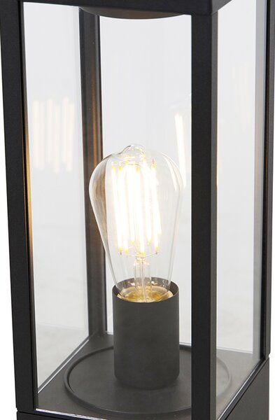 Okos kültéri állólámpa fekete 40 cm IP44 WiFi ST64-gyel - Charlois