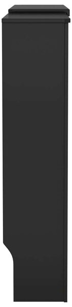 MDF Radiátorburkolat - Fekete - 142-205 cm