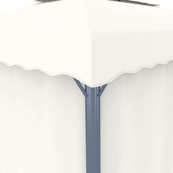 Vidaxl Pavilon - Kert - 4x3m - Krémfehér