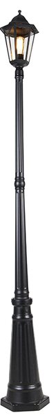 Okos kültéri lámpás fekete 200 cm IP44 Wifi ST64-gyel - Havana