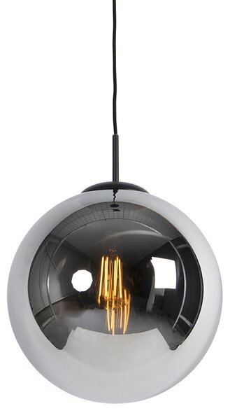 Okos függőlámpa fekete füstüveggel 30 cm, Wifi ST64-gyel - Pallon