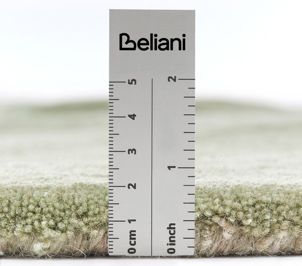 Szőnyeg KOKKINI Világoszöld ø 140 cm Gyapjú