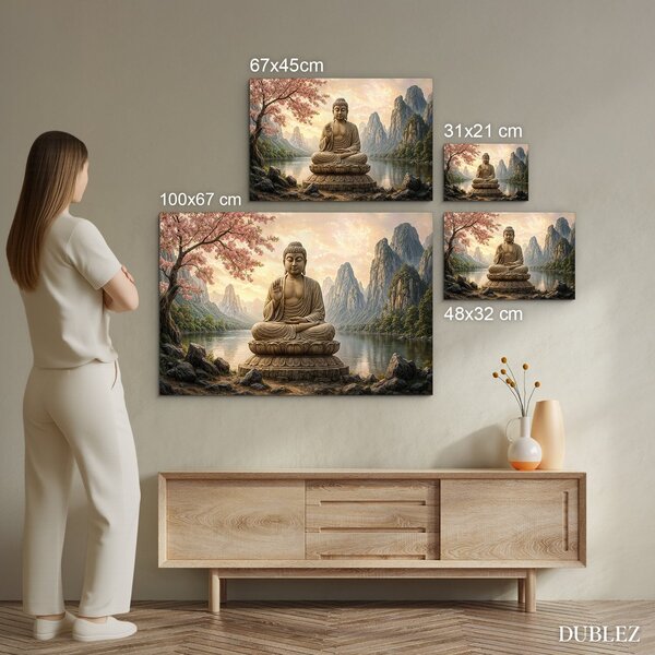 DUBLEZ | Színes falikép - Buddha | Prémium UV nyomtatás