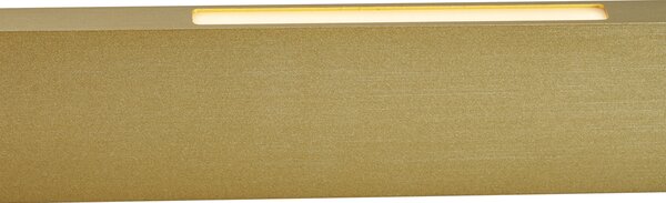 Modern függőlámpa sárgaréz LED-del, 3 lépésben dimmelhető Easylift - Straight