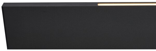Modern fekete függőlámpa LED-del, 3 fokozatban dimmelhető Easylift - Straight