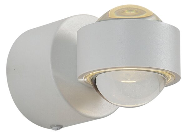 Design fali lámpa fehér, LED-del, IP44 - Lens