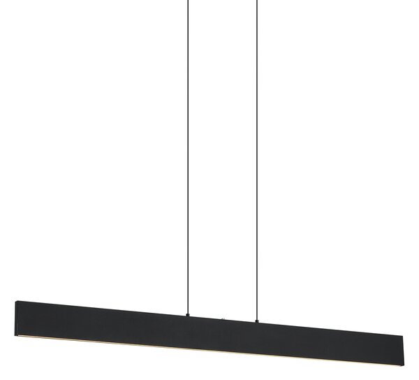 Modern fekete függőlámpa LED-del, 3 fokozatban dimmelhető Easylift - Straight