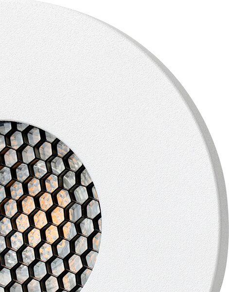 6 darabos modern fürdőszobai süllyesztett spotlámpa szett fehér IP54 - Shed Honey